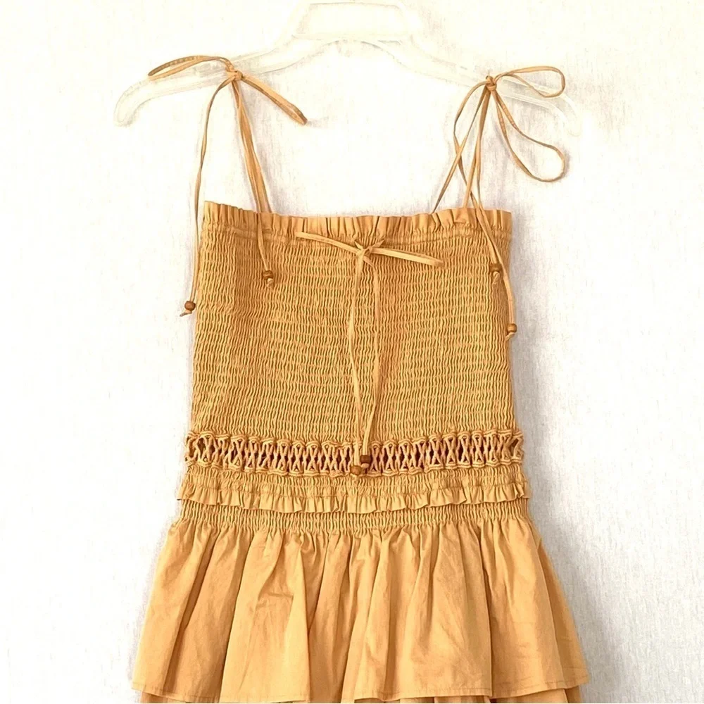 Free People Sunset Tiered Ruffle Dancing Dress - Picture 4 of 11